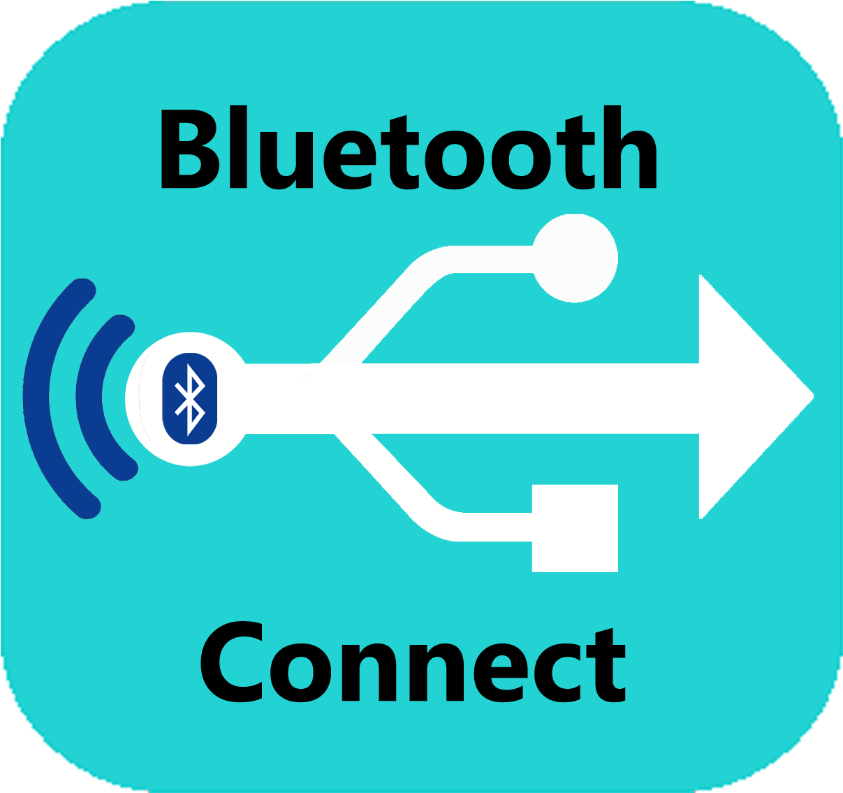 Menu Logo - Bluetooth Connect Logo (1240x1240), Png Download