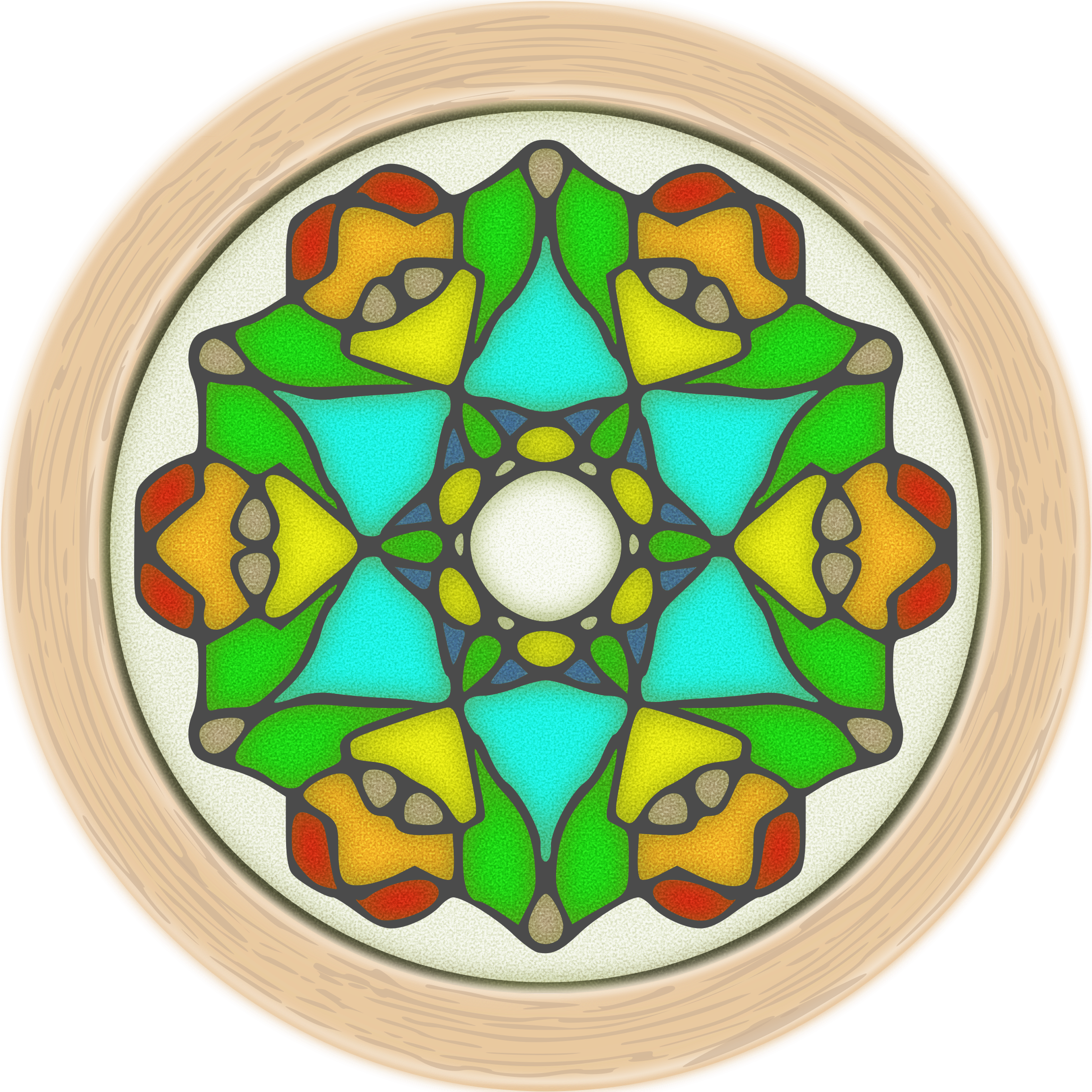 This Free Icons Png Design Of Stained Glass Window (2313x2312), Png Download