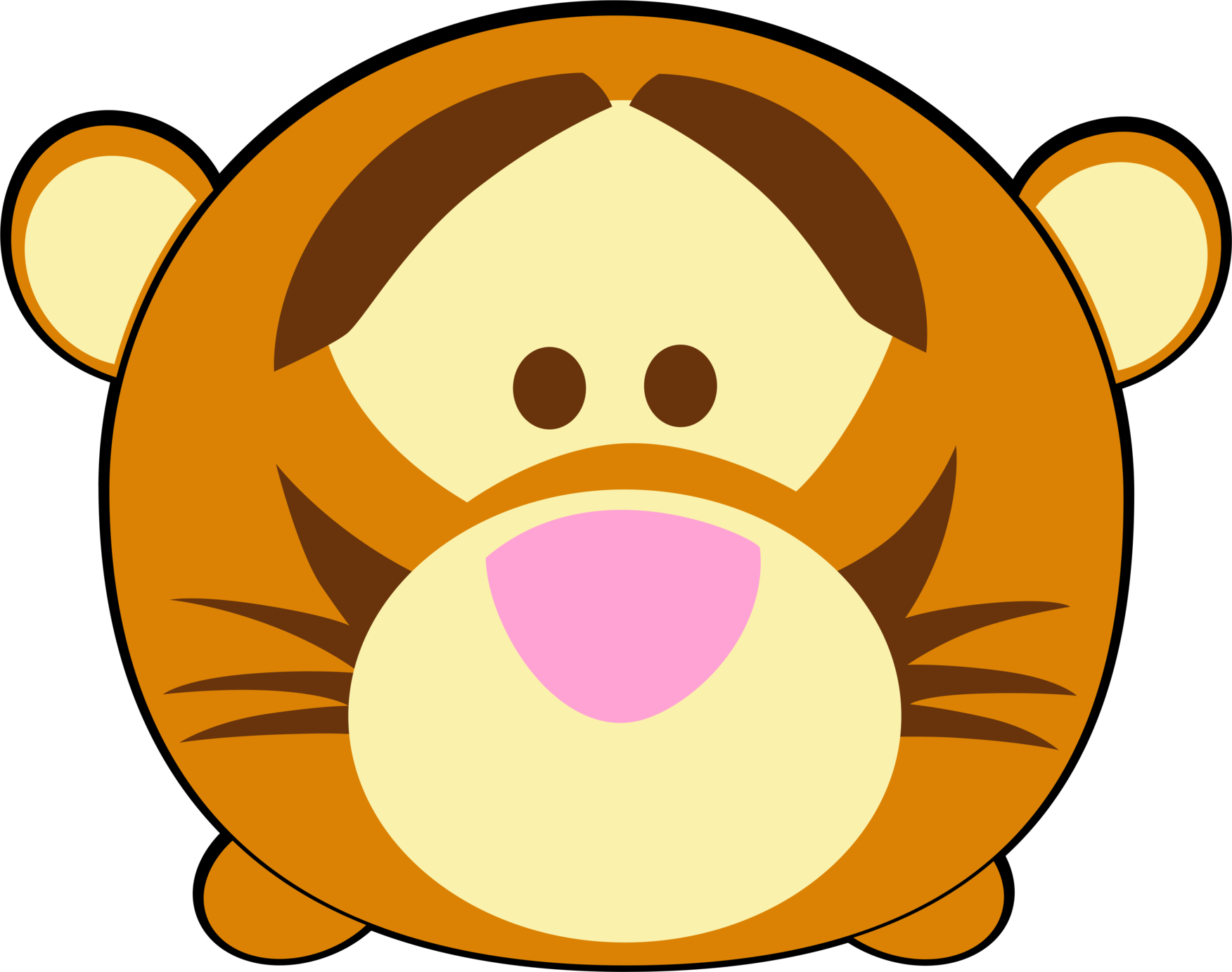 Tsum Tsum Winnie Pooh (1752x1382), Png Download