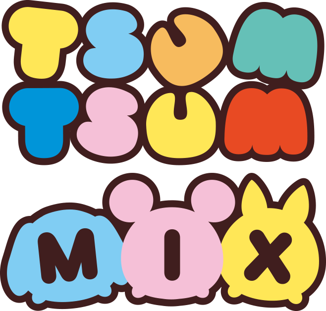 Disney Tsum Tsum Mix - Tsum Tsum Logo Png (658x628), Png Download