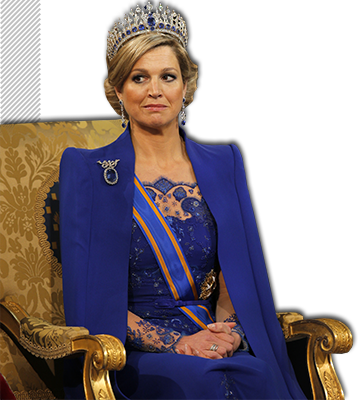 En 1978 Una Niña Regordeta De 7 Años Con Una Bandera - Inauguration Willem Alexander Letizia (360x400), Png Download