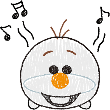 Tsum Tsum Olaf Png (369x370), Png Download