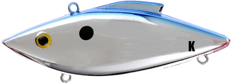 Chrome Blue Back - Bill Lewis Rat-l-trap Tiny Trap - Chrome/blue Back (1000x408), Png Download