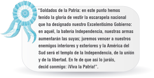 La Bandera Tenía Los Colores De La Escarapela Y Su - Escarapela Argentina (529x279), Png Download