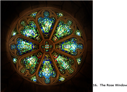 The Rose Window - Beautiful Rose Stained Glass Window (471x300), Png Download