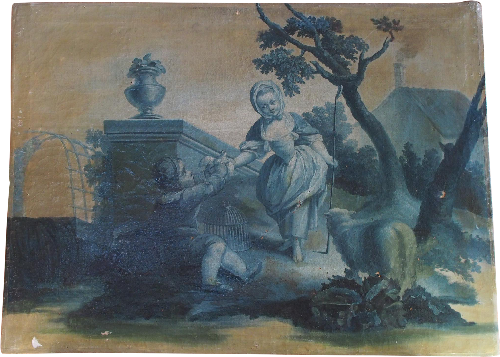 French Drawing 18th Century - Painting (2246x1603), Png Download