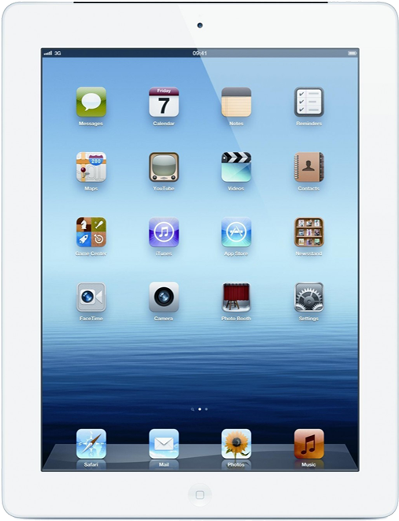 Apple Mini Tempered Glass - Apple Ipad (4th Generation) - Wi-fi - 32 Gb - White (600x600), Png Download