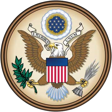 Eagle Clipart Presidential - Aigle Symbole Des Etats Unis (360x360), Png Download