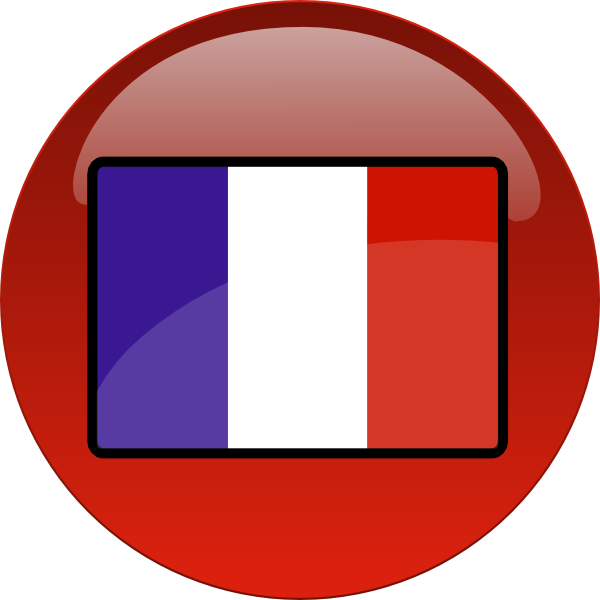 French Flag Svg Clip Arts 600 X 600 Px (600x600), Png Download