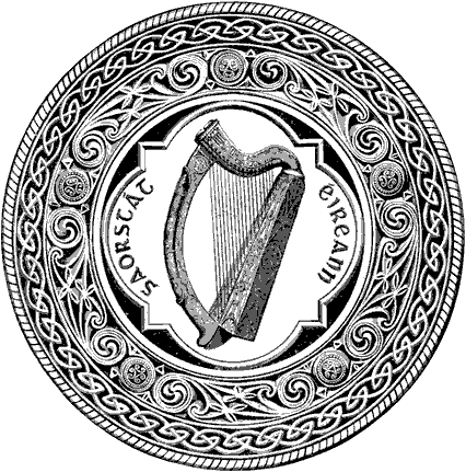 Irish Free State Seal (426x431), Png Download