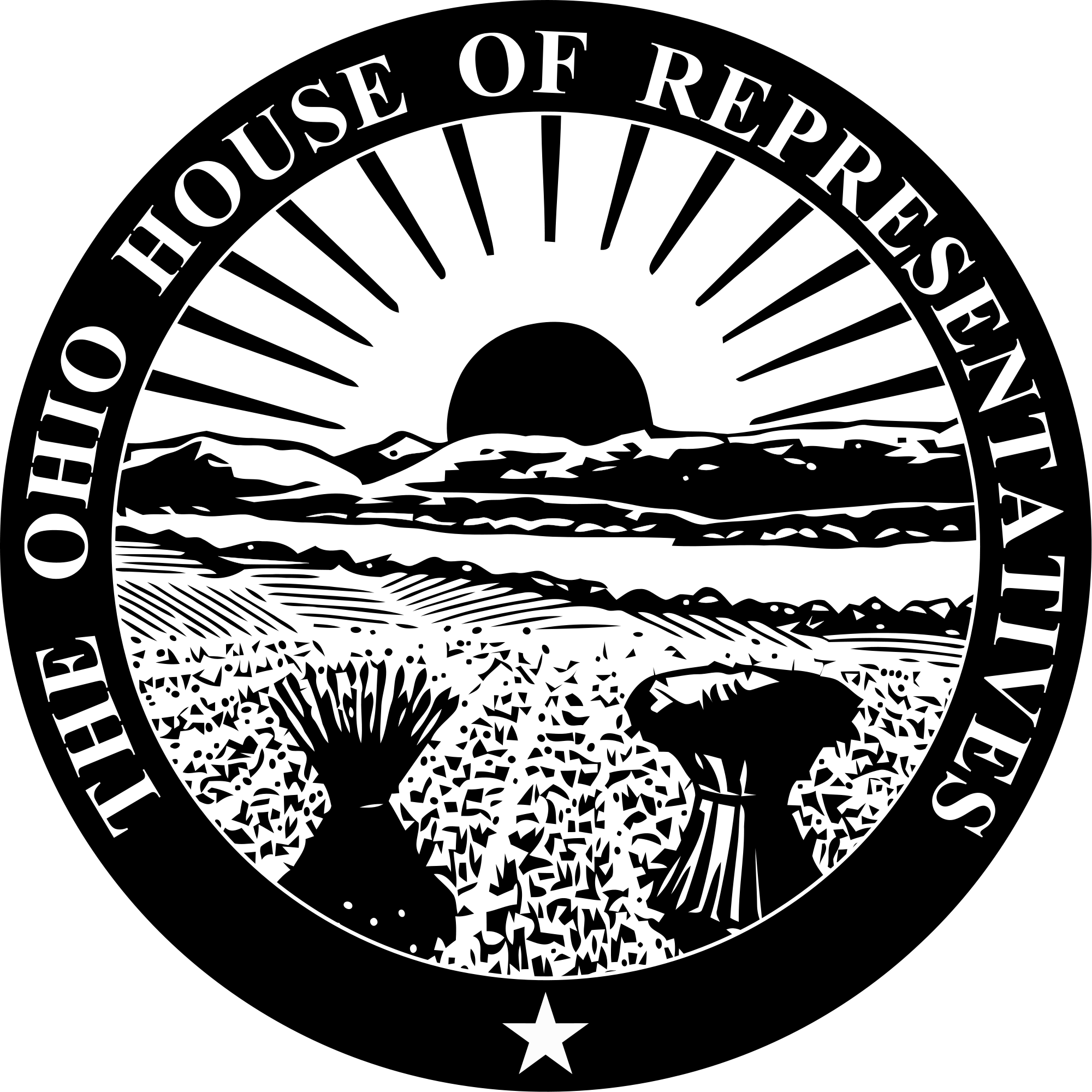State Of Ohio Department Of Commerce (1200x1200), Png Download