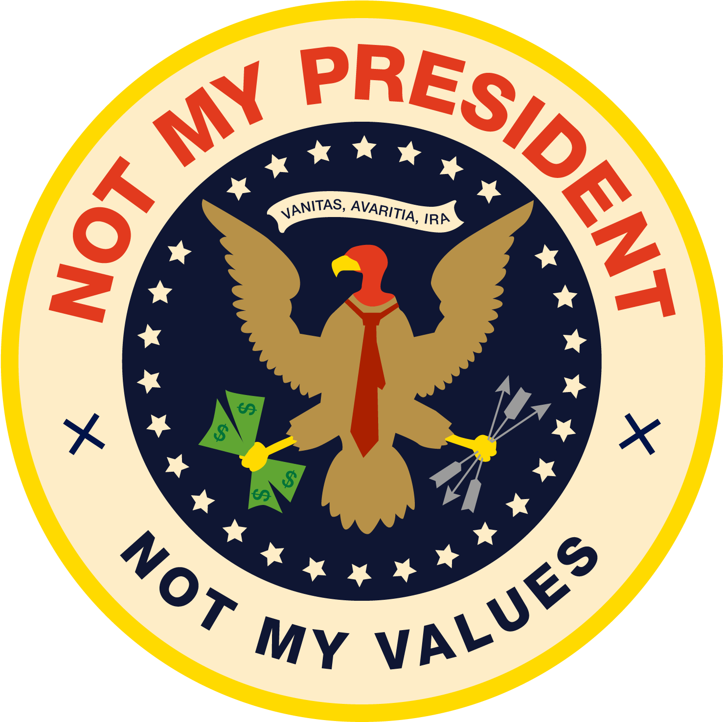 Not My President-ial Seal - West Chester Senior Center (1537x1536), Png Download