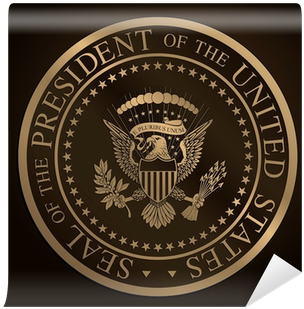 Us Golden Presidential Seal Emboss Wall Mural • Pixers® - End A Presidency: The Power Of Impeachment (400x400), Png Download