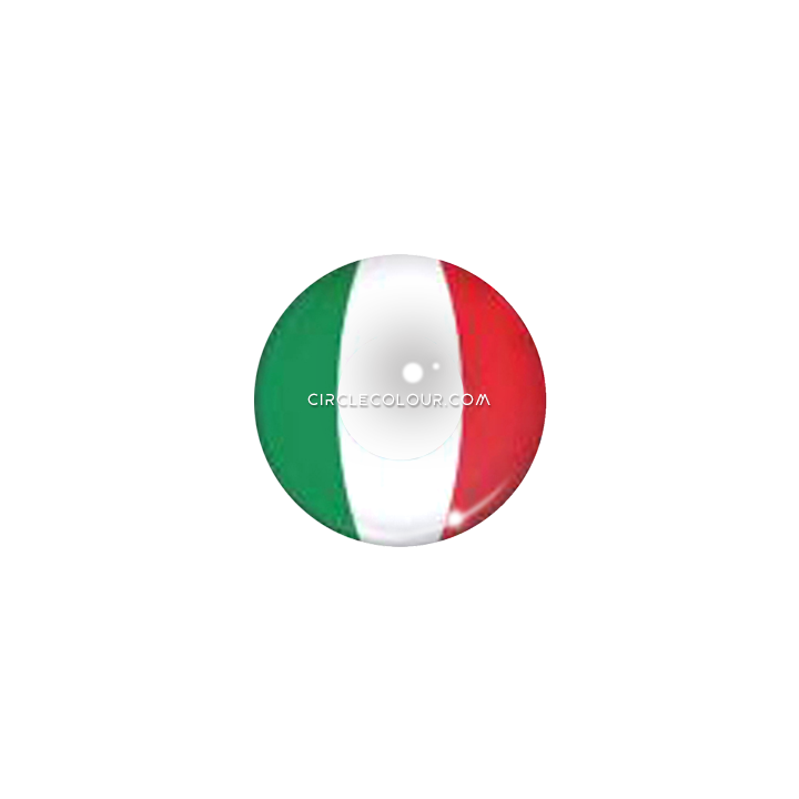 French Flag Colored Contacts Lens Mi0922 - Contact Lens (400x400), Png Download