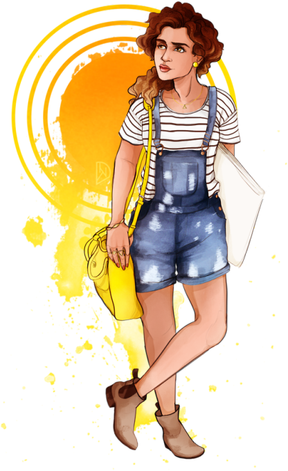 Girl (500x707), Png Download