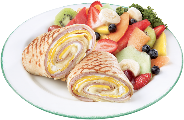 Cora's Sunshine Panini Crepe (600x394), Png Download