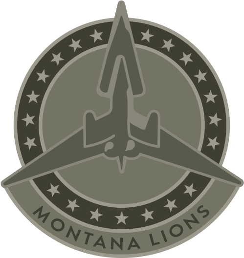 Colorsymbols Montana Lions - U.s. Army Logo Patch Green 3" (911x593), Png Download