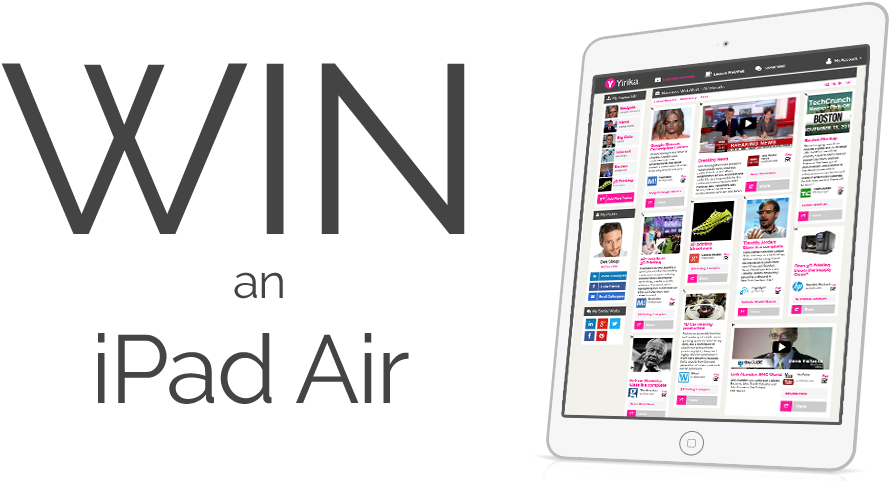 Simply Log In For Your Chance To Win The Latest Ipad - Tablet Computer (1000x486), Png Download