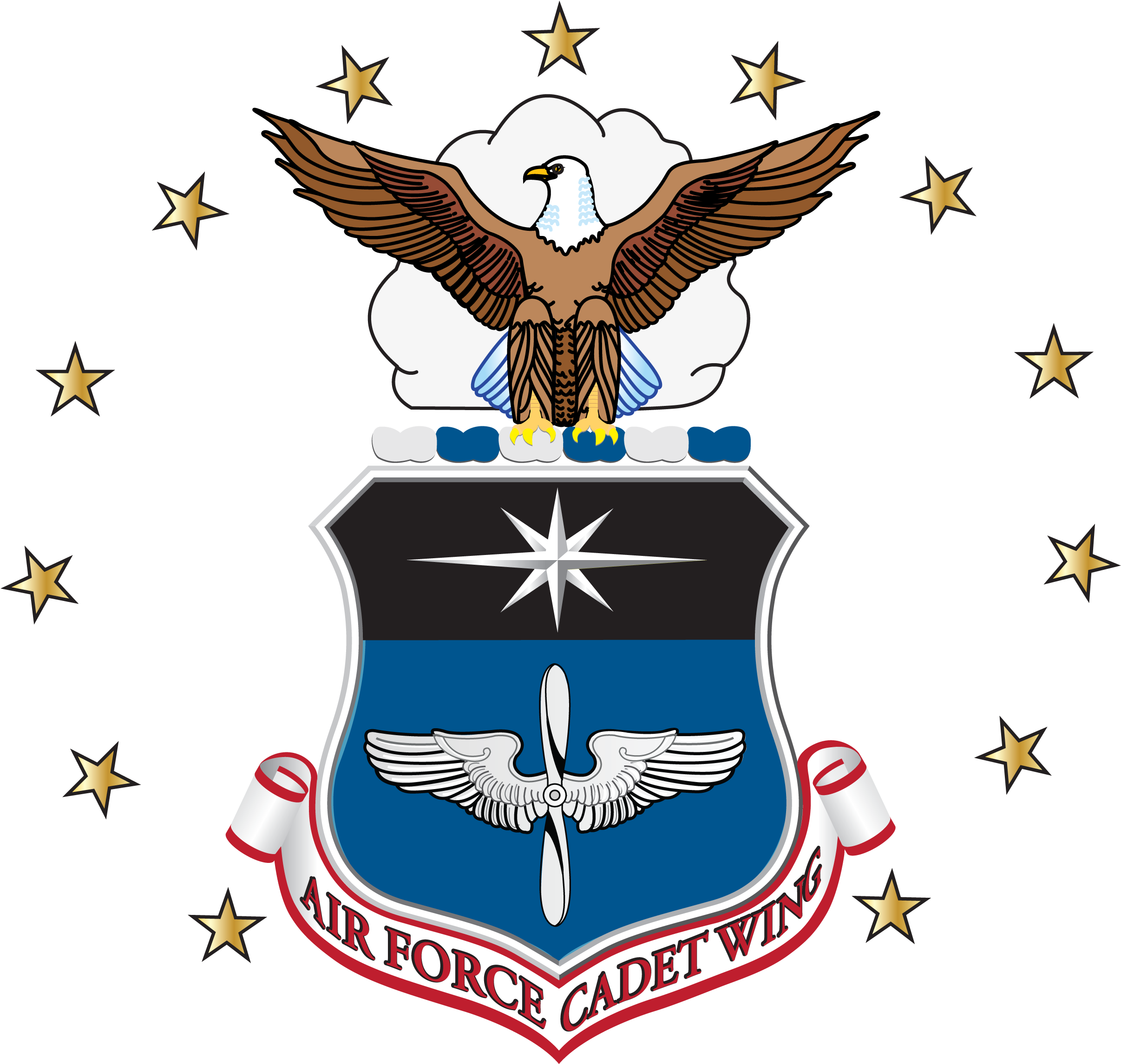 File Afcw Seal Png Wikipedia Fileafcw Sealpng - United States Air Force Academy Emblem (2426x2297), Png Download