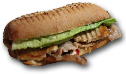 Panini Alla Piastra Png - Fast Food (442x289), Png Download