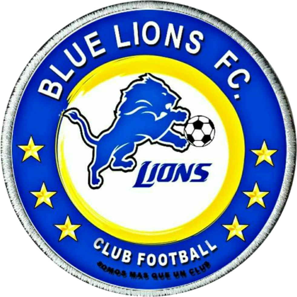 Blue-lions - Detroit Lions Official Nfl 5 Inch Car Window Cling (981x980), Png Download