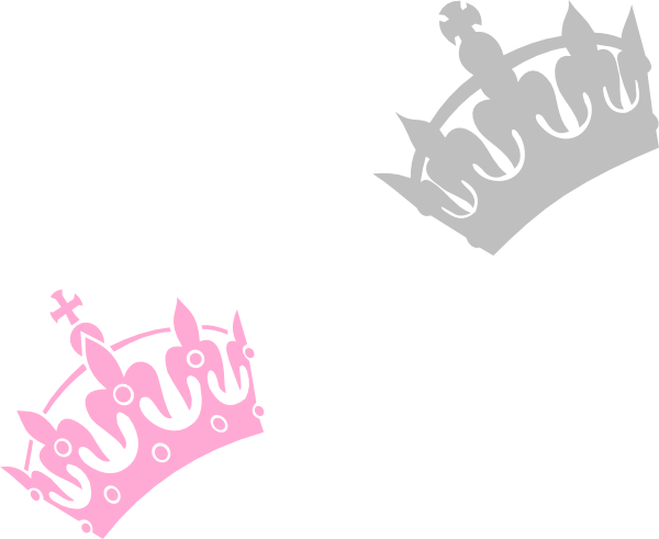 Clip Art At Clker Com Vector Online - Silver Crown Vector Png (600x491), Png Download