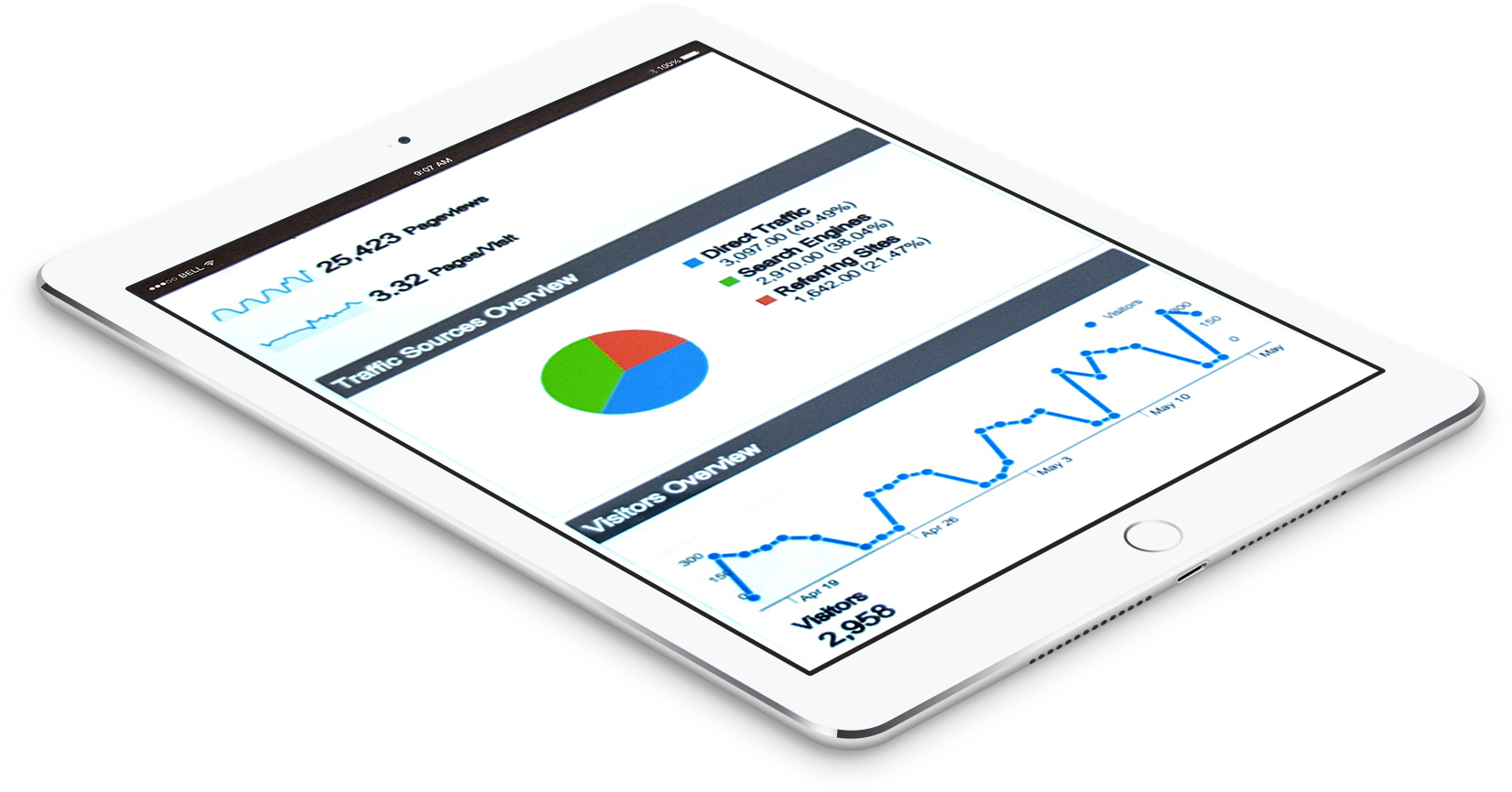 Ipad Air 2 Perspective Mockup - Gamification In Tourism (1702x918), Png Download