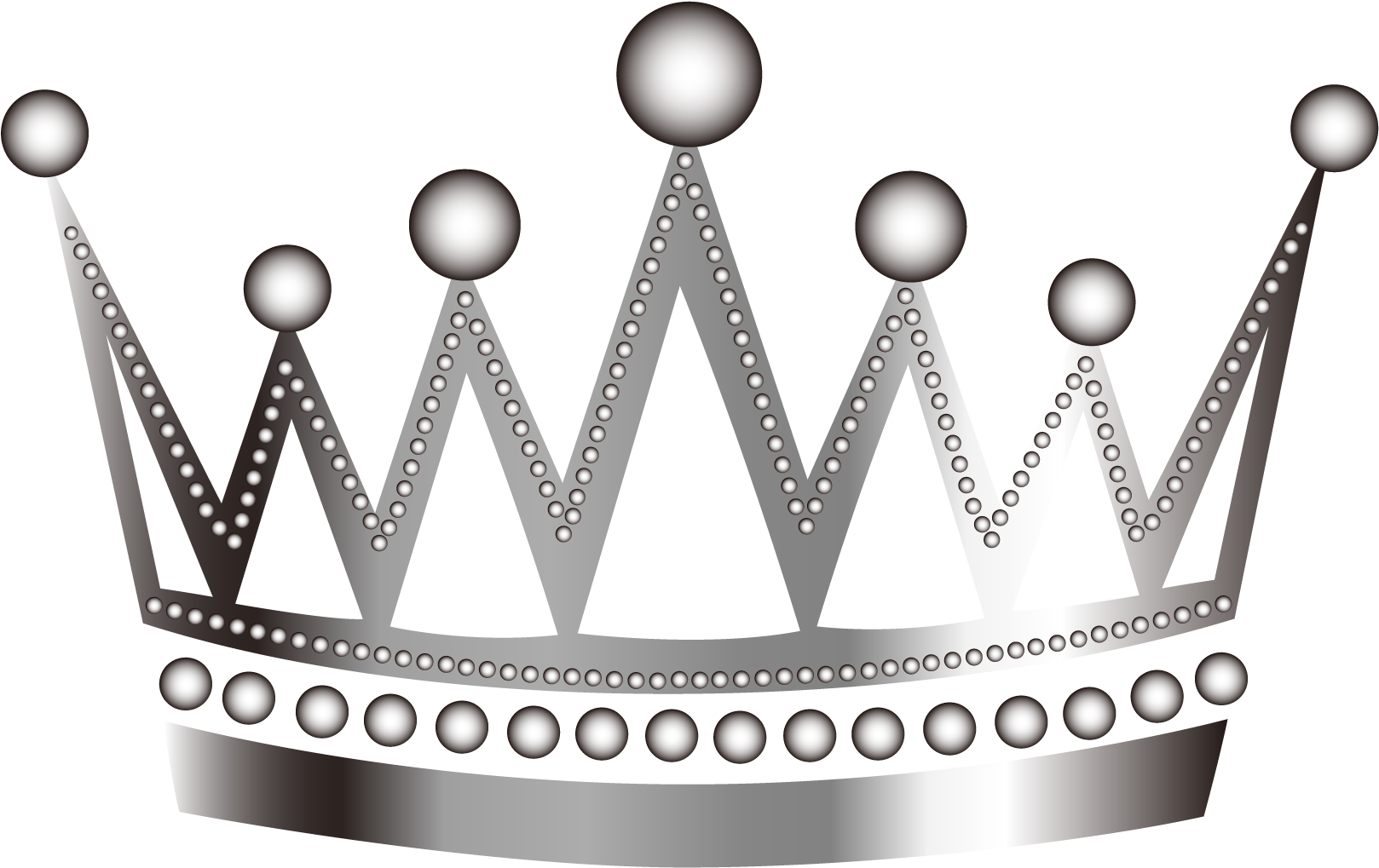 Vector Silver Crown Material - Silver Prince Crown Png (1901x1388), Png Download