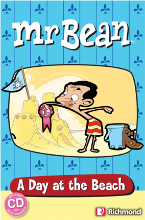 A Day At The Beach - Mr Bean: A Day At The Beach (579x430), Png Download
