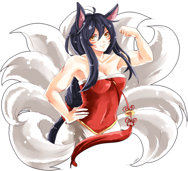 Tank Type Ahri - Buff Ahri (630x574), Png Download