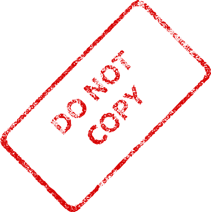 Plagiarism - Do Not Copy Stamp Png (717x720), Png Download