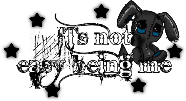 Graphic Download Glitter Graphics The Community For - Emo Bunny (633x344), Png Download