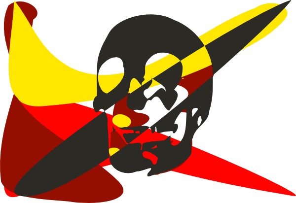 Halloween Abstract Drawing Svg Clip Arts 600 X 412 (600x412), Png Download