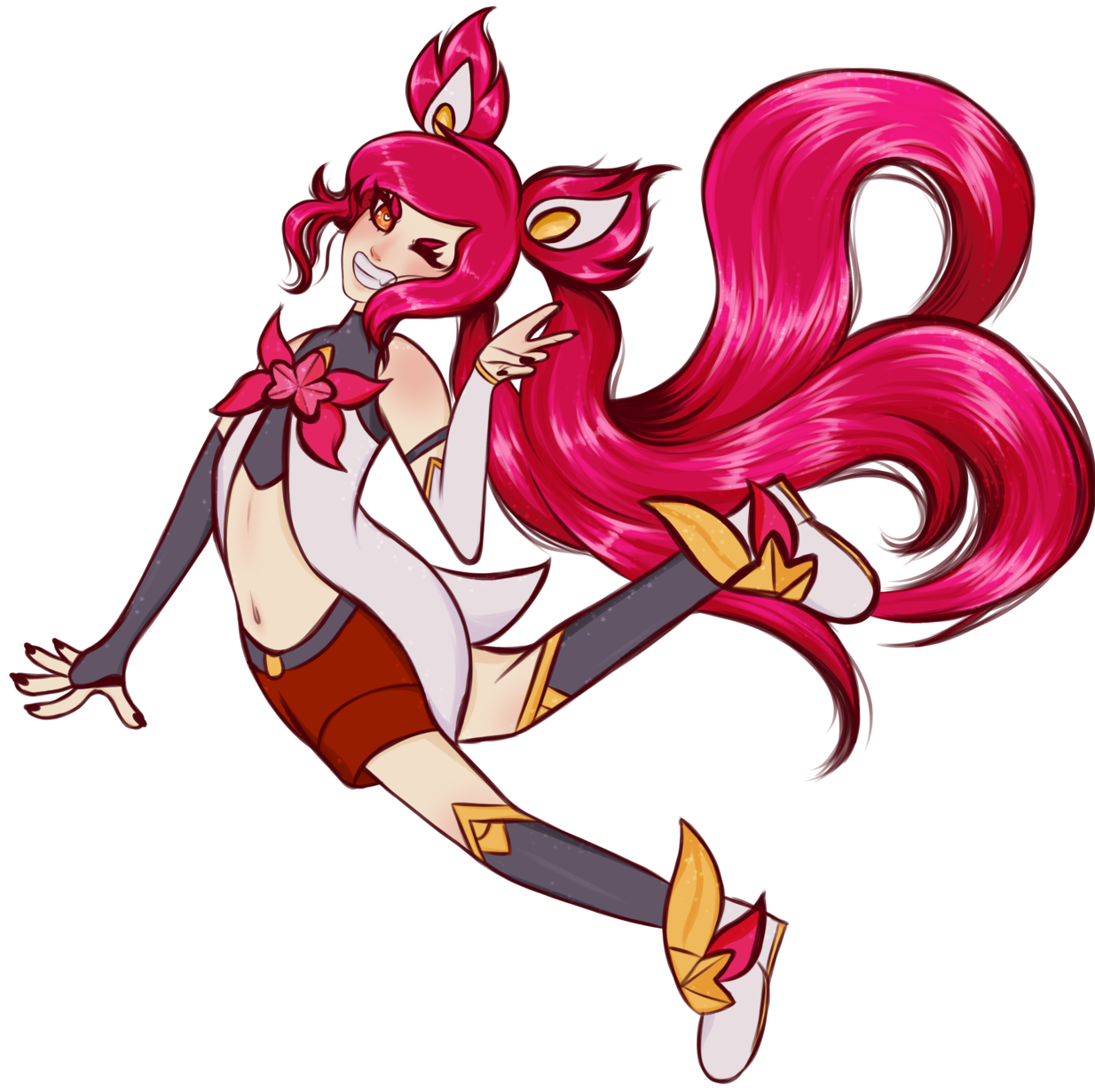 Star Guardian Jinx You Can Currently Buy This As A - Sticker (1280x1280), Png Download
