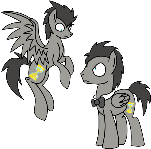 Dr Discordflight And Discord Whooves - Pixel Art (531x534), Png Download