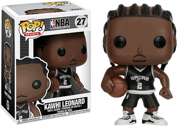 San Antonio Spurs Kawhi Leonard Pop Vinyl Figure - Black Panther Pop Vinyls (600x600), Png Download
