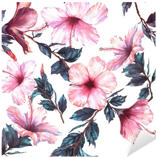 Hand-drawn Watercolor Floral Seamless Pattern With - Hand Drawn Watercolor Floral Seamless Pattern (400x400), Png Download