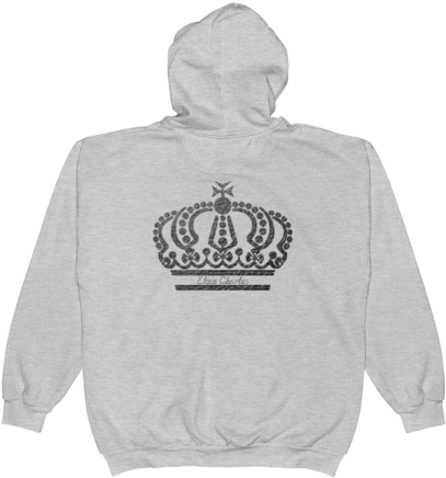 Silver Crown Unisex Zip Hoodie - Queen Is 50 Long Live The Queen Greeting Cards (480x480), Png Download