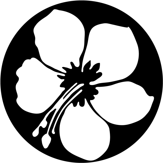 Hibiscus Flower - Apollo Hibiscus Flowersteel Gobo Ms-1164 (800x800), Png Download