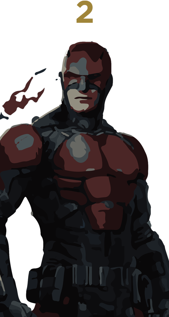 Step 4 - Daredevil (540x1010), Png Download