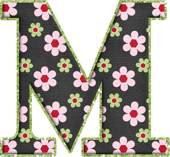 Alfabeto De Florecitas Rosas De Eduarda Cavalcanti - Cake (568x526), Png Download