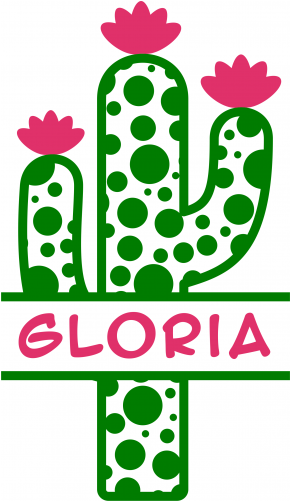 Download Download Cactus Clipart Monogram Cricut Free Cactus Svg Png Image With No Background Pngkey Com