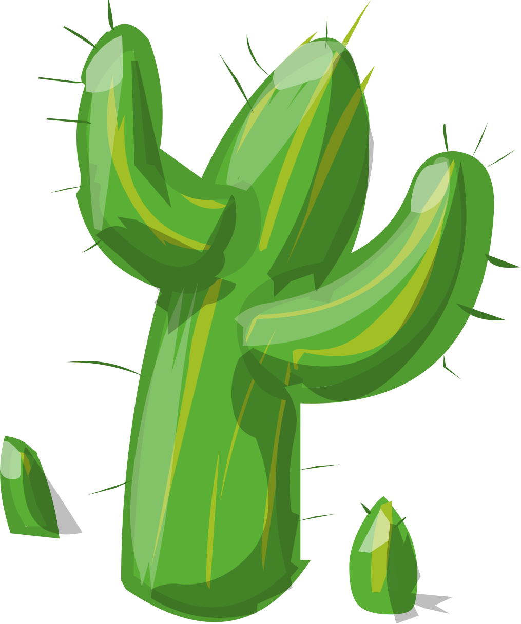 Fred The Giant Cactus (1015x1217), Png Download