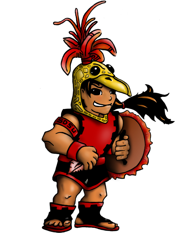 More Like Sdsu Aztec Warrior Chibi By Evoluzione - Aztec Warrior Png (900x900), Png Download