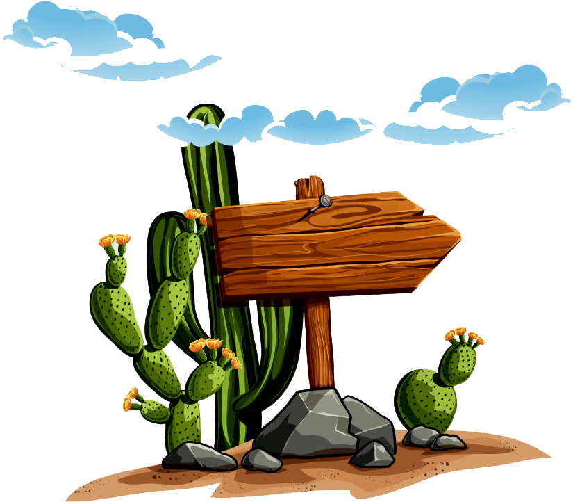 Saguaro Cactus Flowers, Sonoran Desert, Tucson, Arizona - Cartoon Cactus In Desert (1200x1200), Png Download