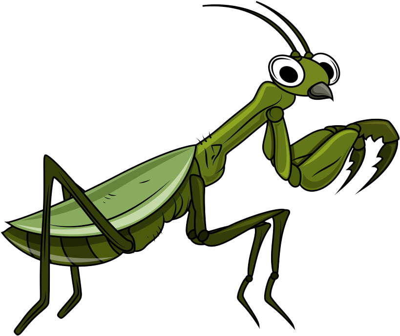 Svg Library Download Grasshopper Cartoon Clip Art Transprent - Scary Grasshopper Clipart (1024x918), Png Download
