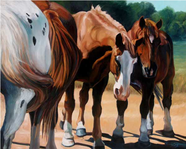 Susan Sheets - Oil (700x500), Png Download