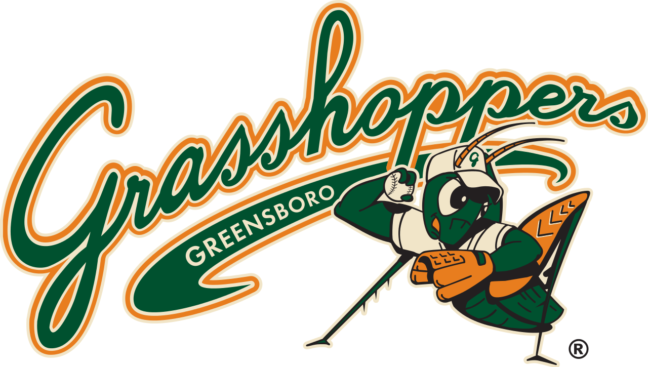 Greensboro Grasshoppers - Greensboro Grasshoppers Logo (1000x566), Png Download