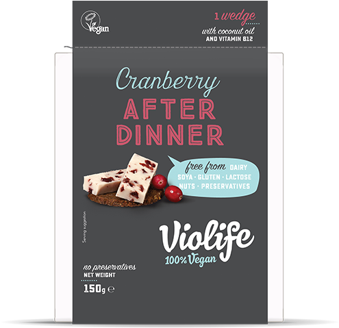 Cranberry After Dinner - Violife After Dinner (500x550), Png Download
