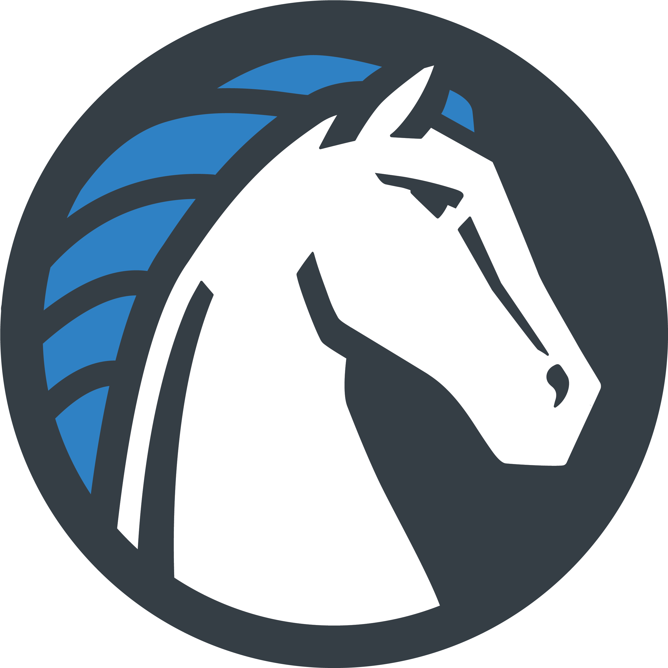 Collection Of Charger Horse Clipart High Quality, Free - Kingsway Christian School Logo (3000x3000), Png Download